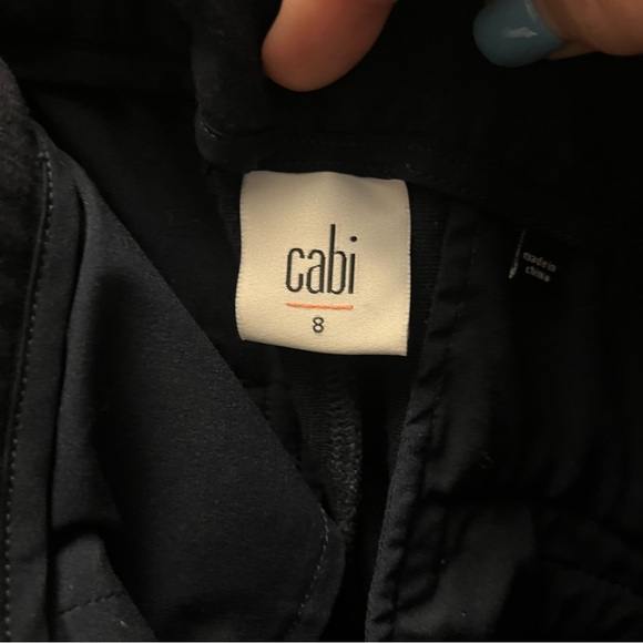 Cabi Easy Crop Navy Item #5177 Size 8 - Picture 6 of 9
